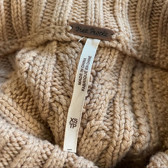 New Free People Good As Gold Sweater Dress size XS - Picture 4 of 10